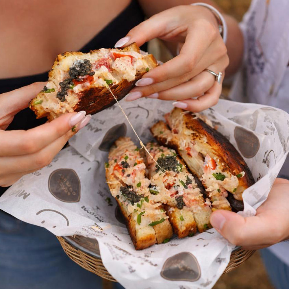 Lobster grilled cheese