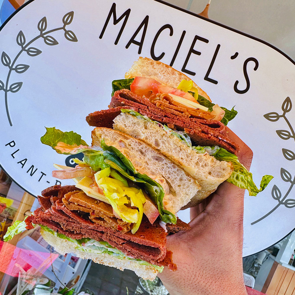 Maciel's plant based sandwich