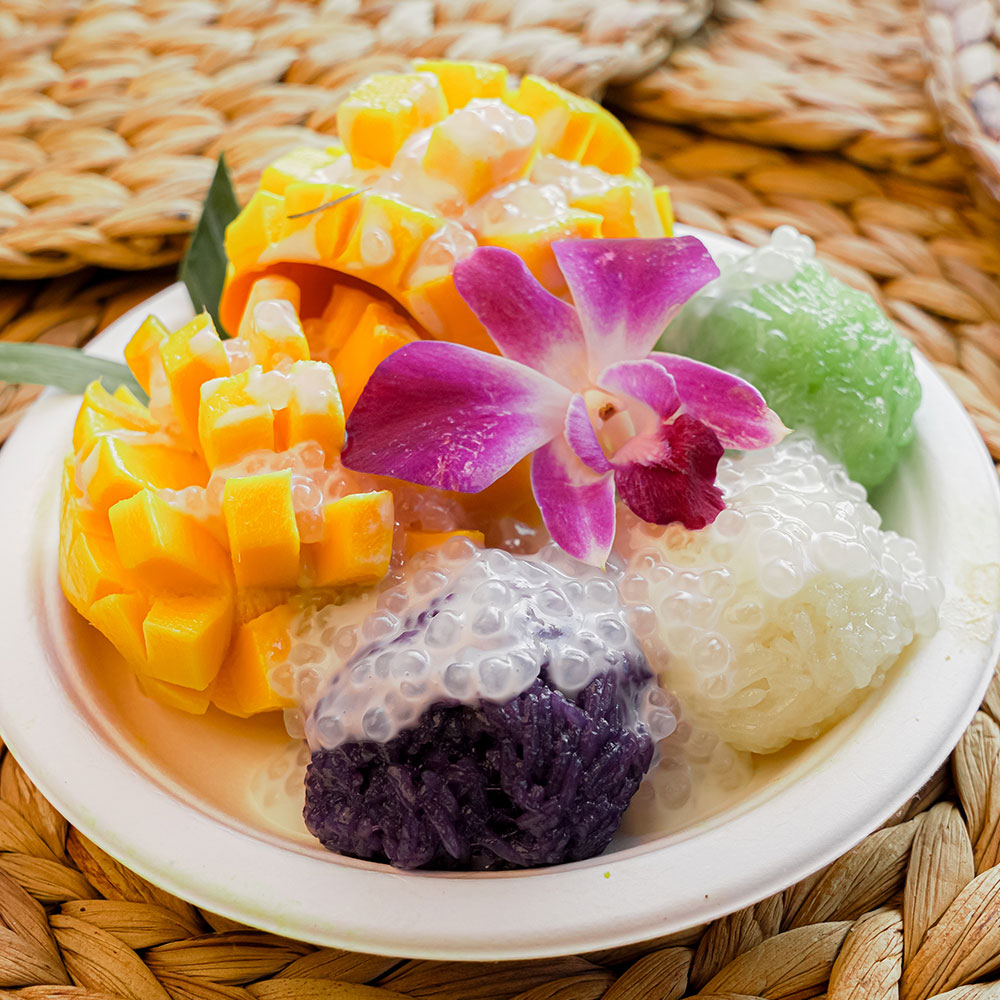 3-flavor mango sticky rice